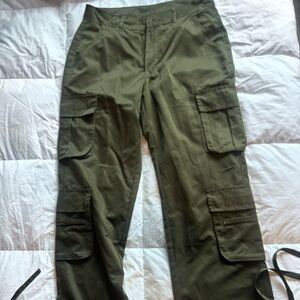 Women's Olive Cargo Pants